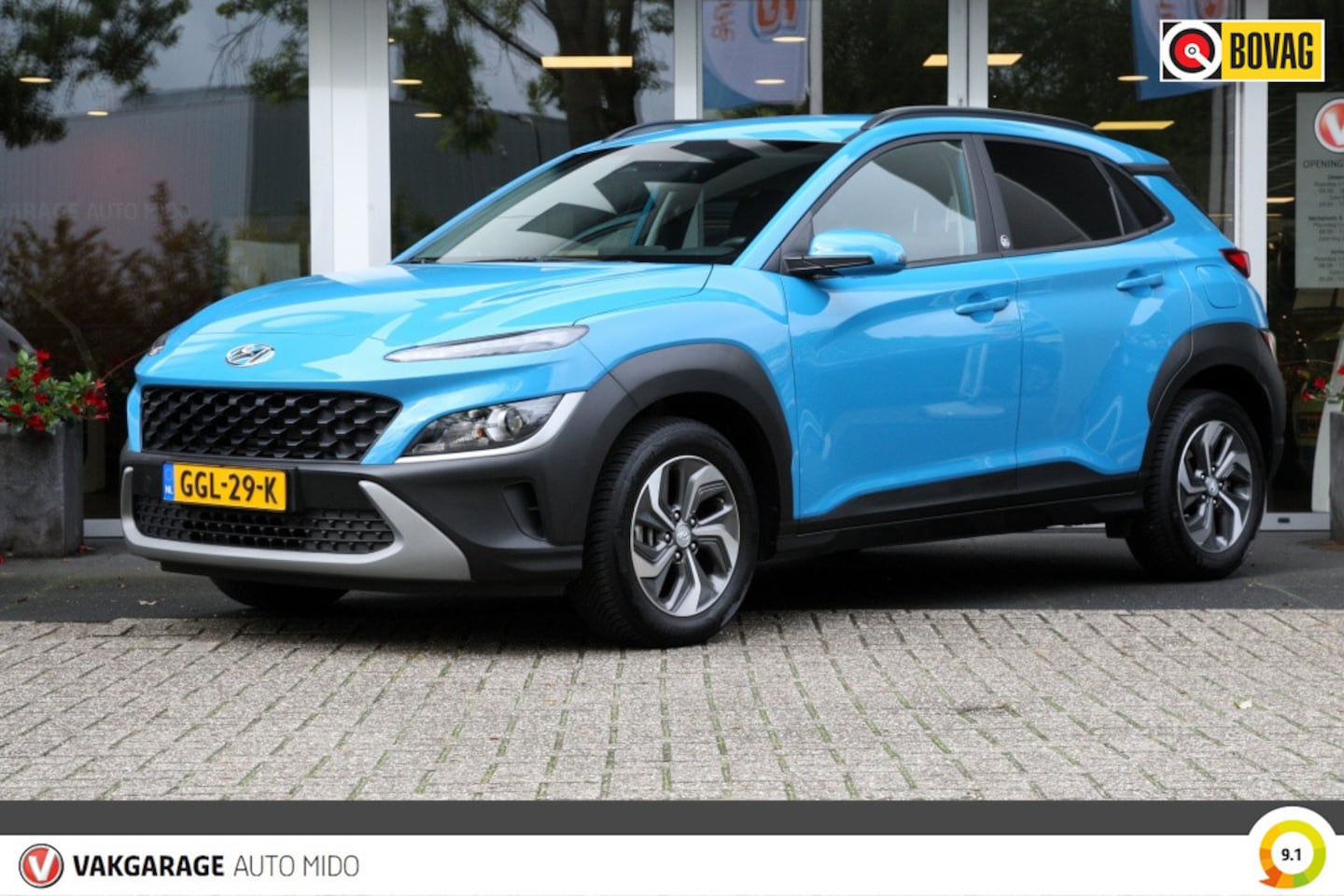 Hyundai Kona - 1.6 GDI HEV Hybride Automaat Comfort | LAGE KM STAND | All-seaso - AutoWereld.nl