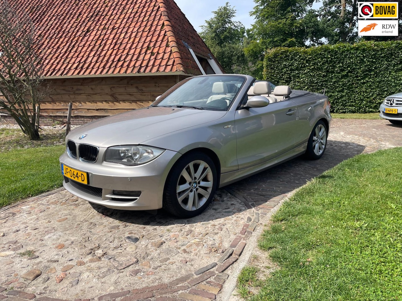 BMW 1-serie Cabrio - 118i-Leer-Stoelverw-PDC-Clima- - AutoWereld.nl