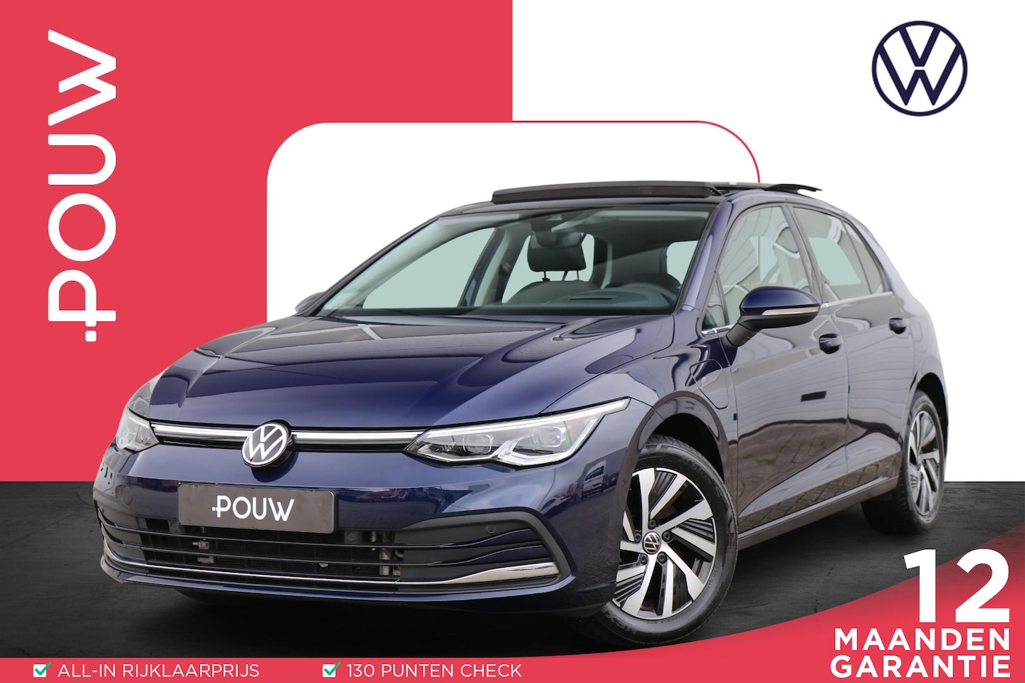 Volkswagen Golf - 1.4 eHybrid 204pk Style | SoH 90% | Trekhaak | Panoramadak | Achteruitrijcamera | Head-up - AutoWereld.nl