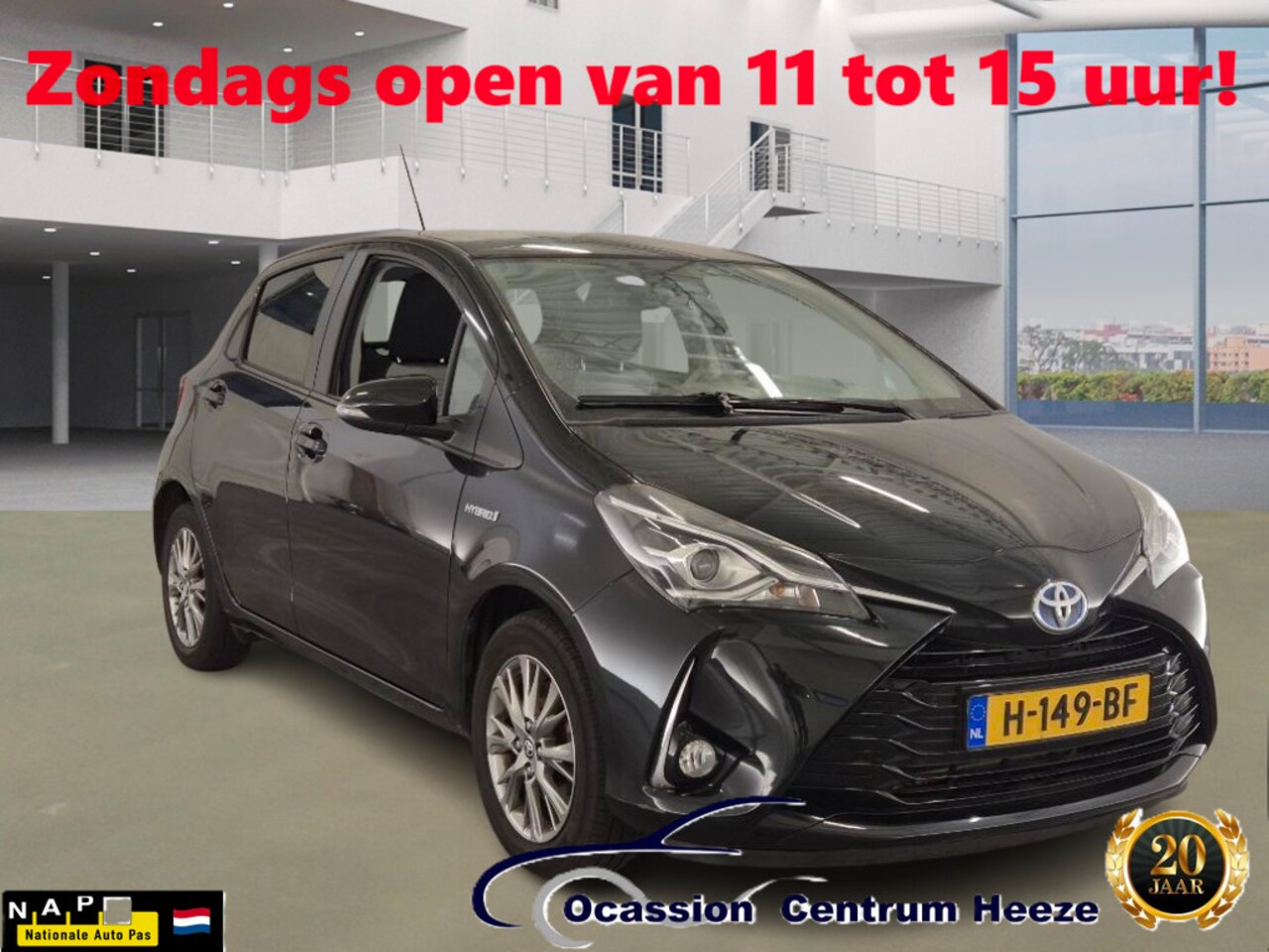 Toyota Yaris - 1.5 Hybrid AUT, Camera! Lm Velgen! Navi! Zondag OPEN! - AutoWereld.nl