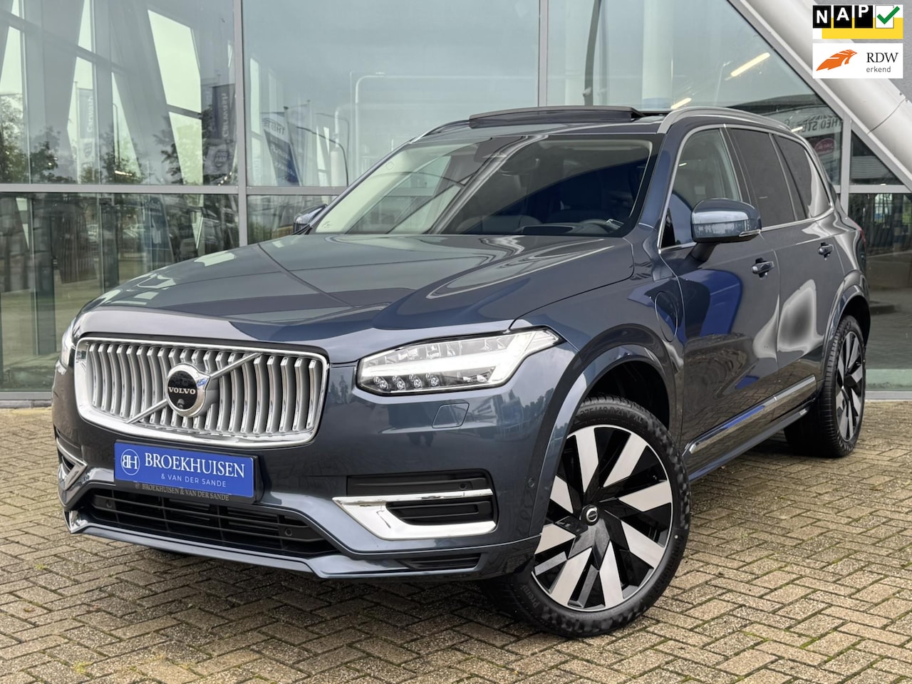 Volvo XC90 - 2.0 T8 Recharge AWD Plus Bright 455pk Panoramadak / 21inc Velgen / HU Display - AutoWereld.nl