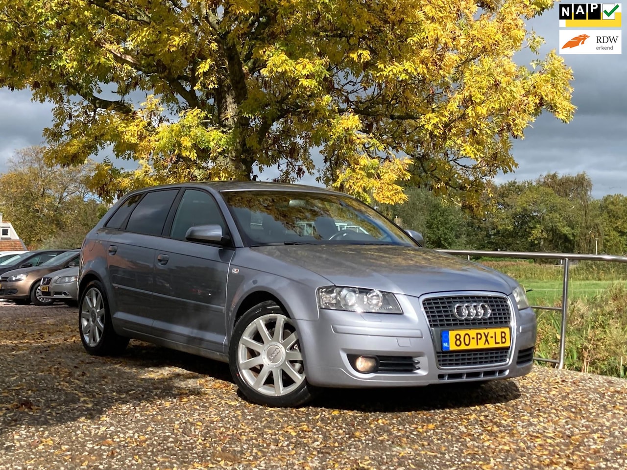 Audi A3 Sportback - 2.0 FSI Ambition | 2x S-line | Xenon + Leder + Clima + Cruise nu €3.975,-!! - AutoWereld.nl