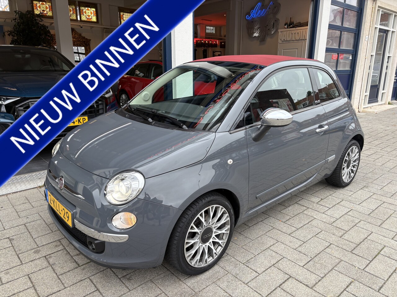 Fiat 500 C - 0.9 TwinAir Lounge AUTOMAAT/LEDER/NL AUTO - AutoWereld.nl