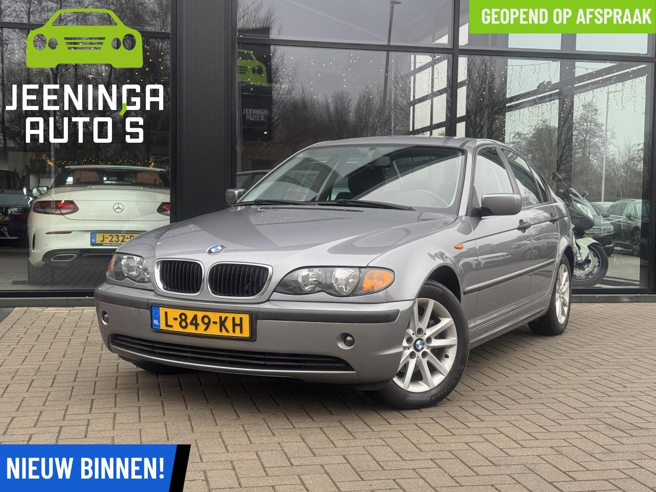 BMW 3-serie - 316i Black&Silver II Youngtimer met Climate control|APK|Weinig KM! Zeer nette auto !! - AutoWereld.nl