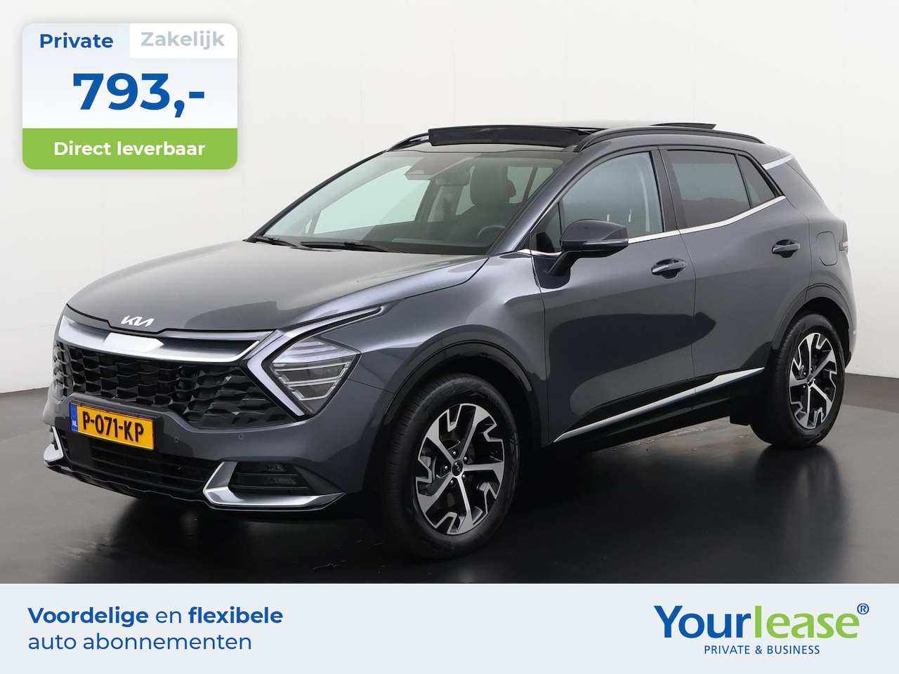 Kia Sportage - 1.6 T-GDi Hybrid DynamicPlusLine | All-in 793,- Private Lease | Direct uit voorraad - AutoWereld.nl