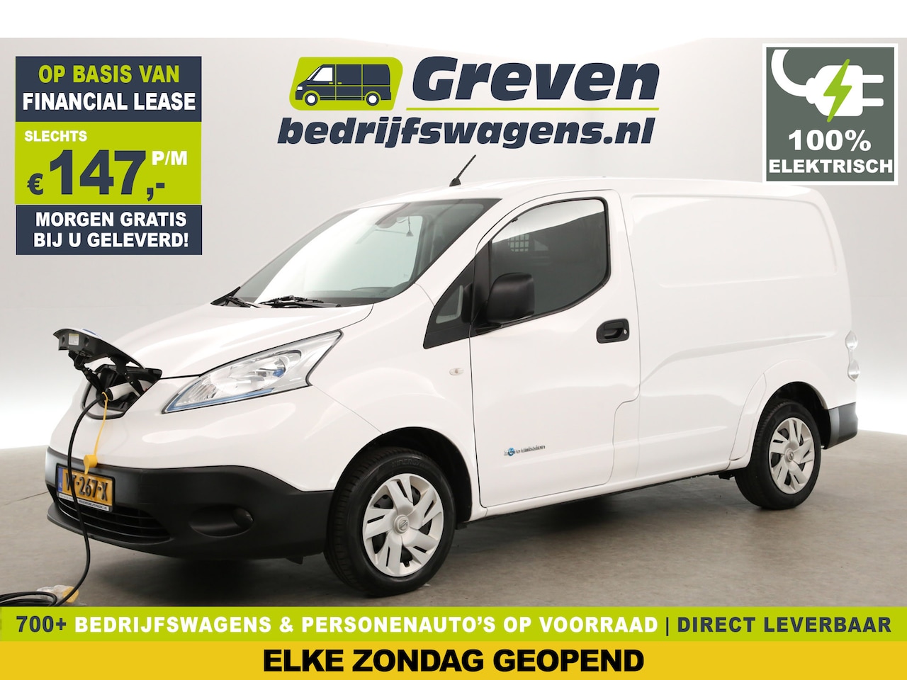 Nissan e-NV200 - Acenta | Elektrisch | EMISSIEVRIJE ZONE | Airco | Camera | Cruise | Navi | Stoel/Stuurverw - AutoWereld.nl