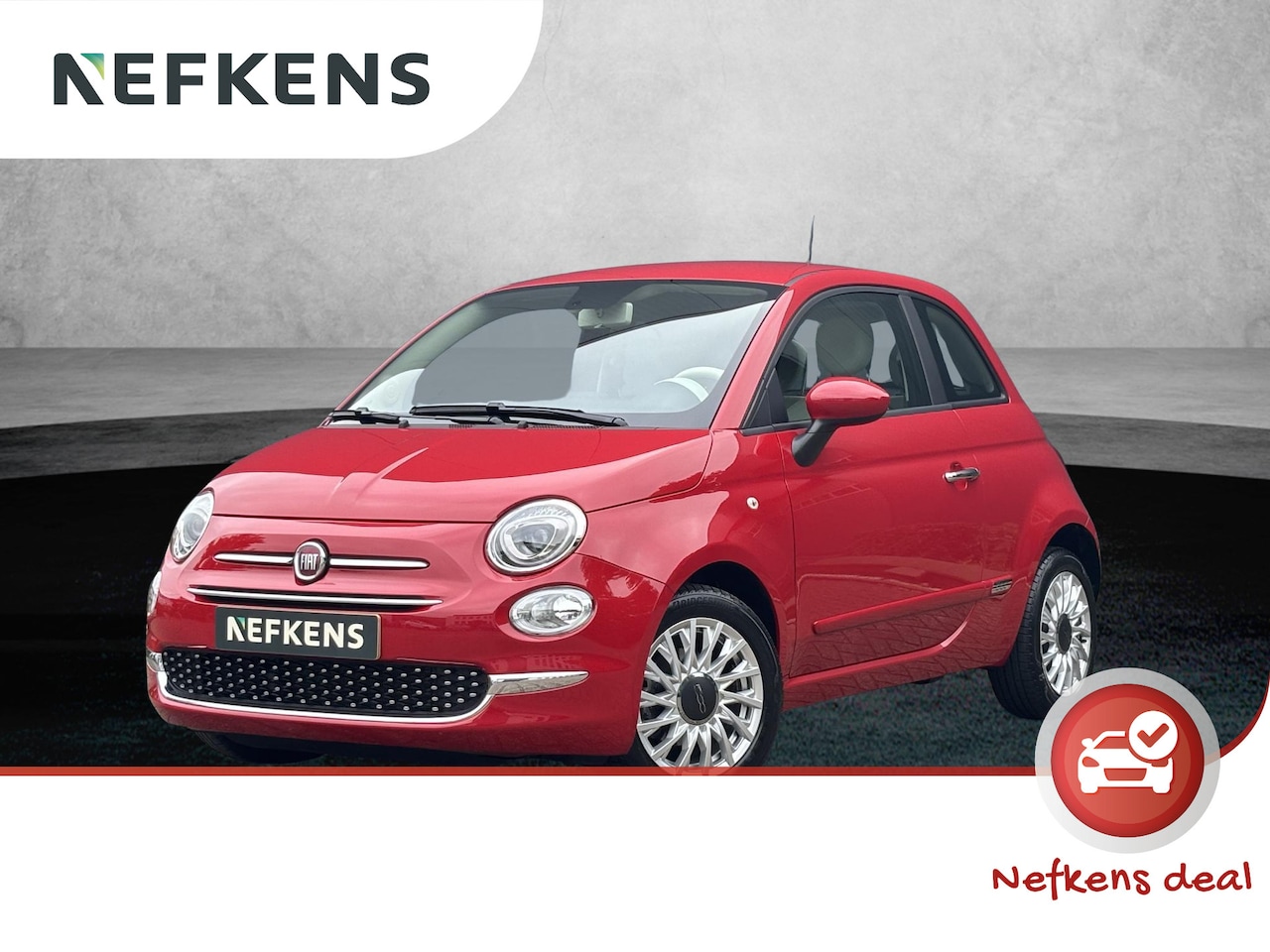 Fiat 500 - 1.2 69pk Lounge Automaat | 1ste eigenaar | Climate | Apple CarPlay & Android Auto - AutoWereld.nl