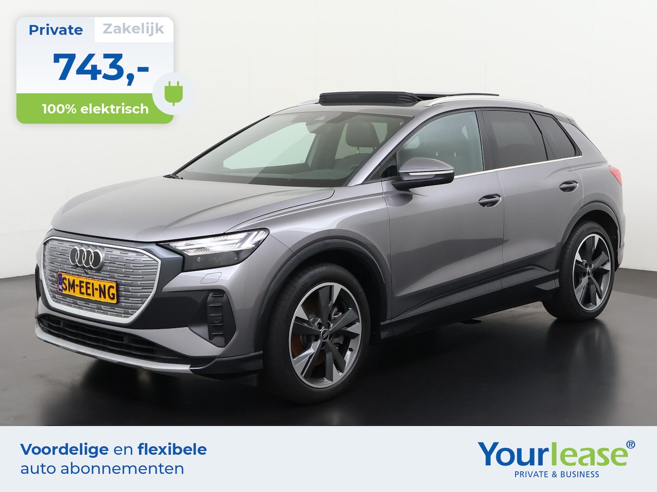 Audi Q4 e-tron - 40 Advanced edition 77 kWh | All-in 743,- Private Lease | Direct uit voorraad - AutoWereld.nl