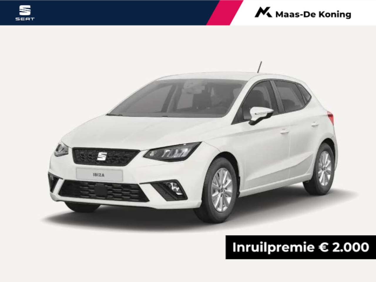 SEAT Ibiza - Style Plus 1.0 95 pk TSI Hatchback 5 deurs | Fiord blue | Parkeersensoren achter | Apple c - AutoWereld.nl