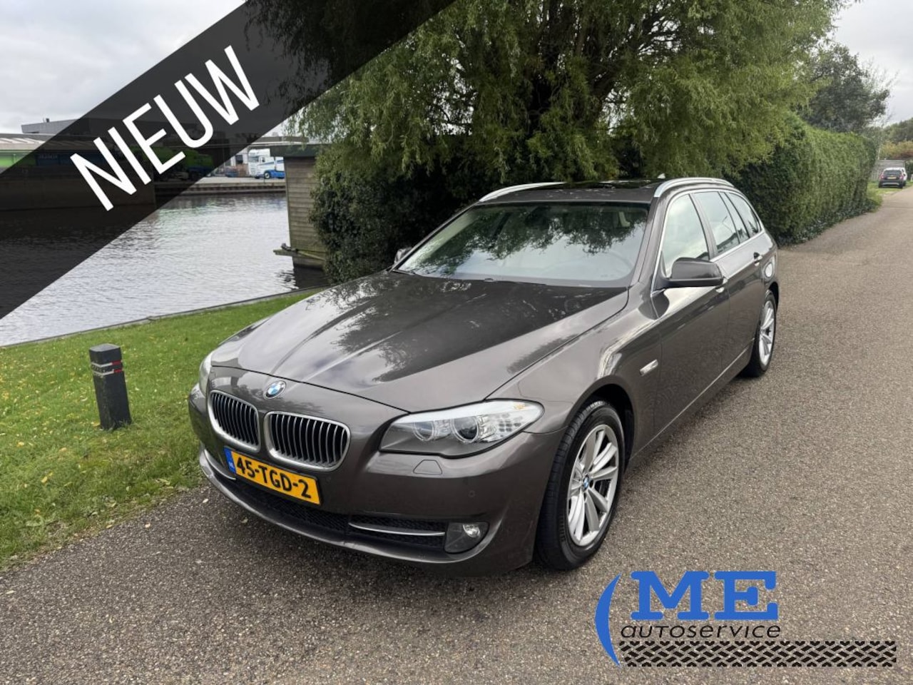 BMW 5-serie Touring - 520i High Executive|Leer|pdc|navi - AutoWereld.nl