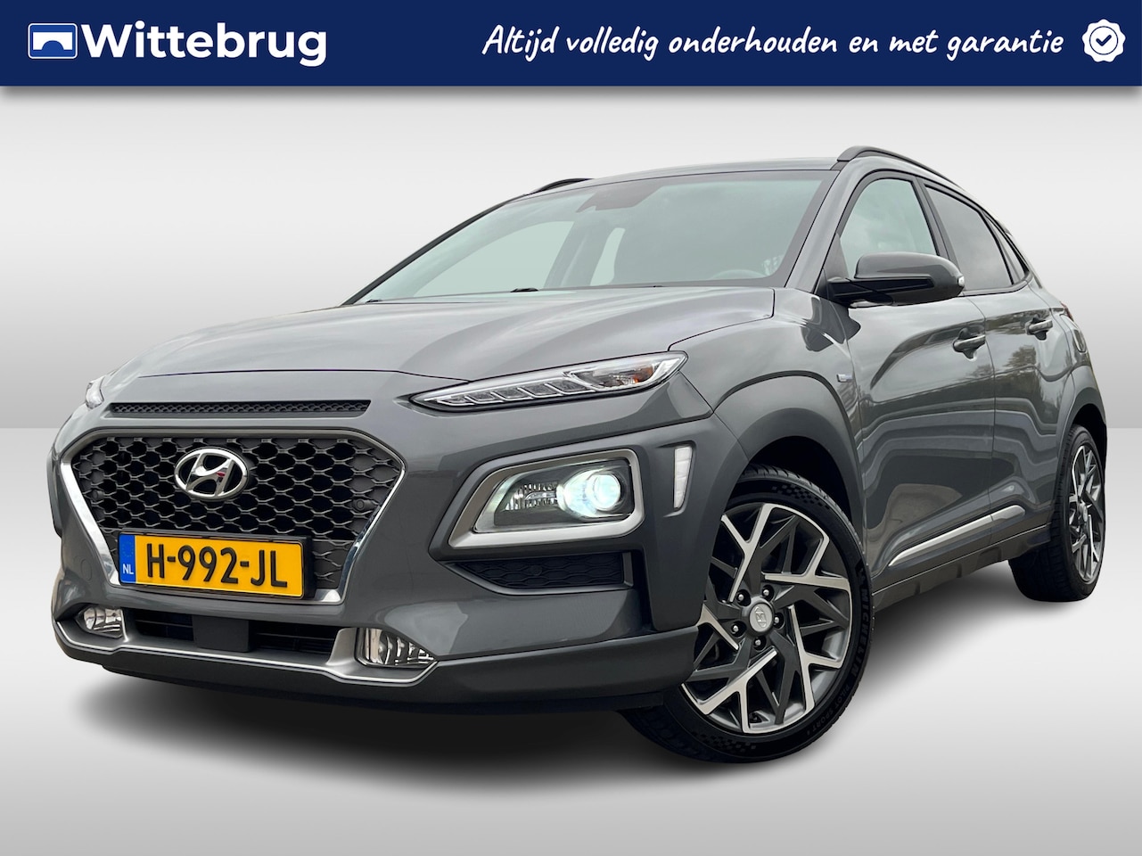 Hyundai Kona - 1.6 GDI HEV Premium Luxe uitvoering | Open Dak |Stoel ventilatie | Rijklaar prijs! - AutoWereld.nl