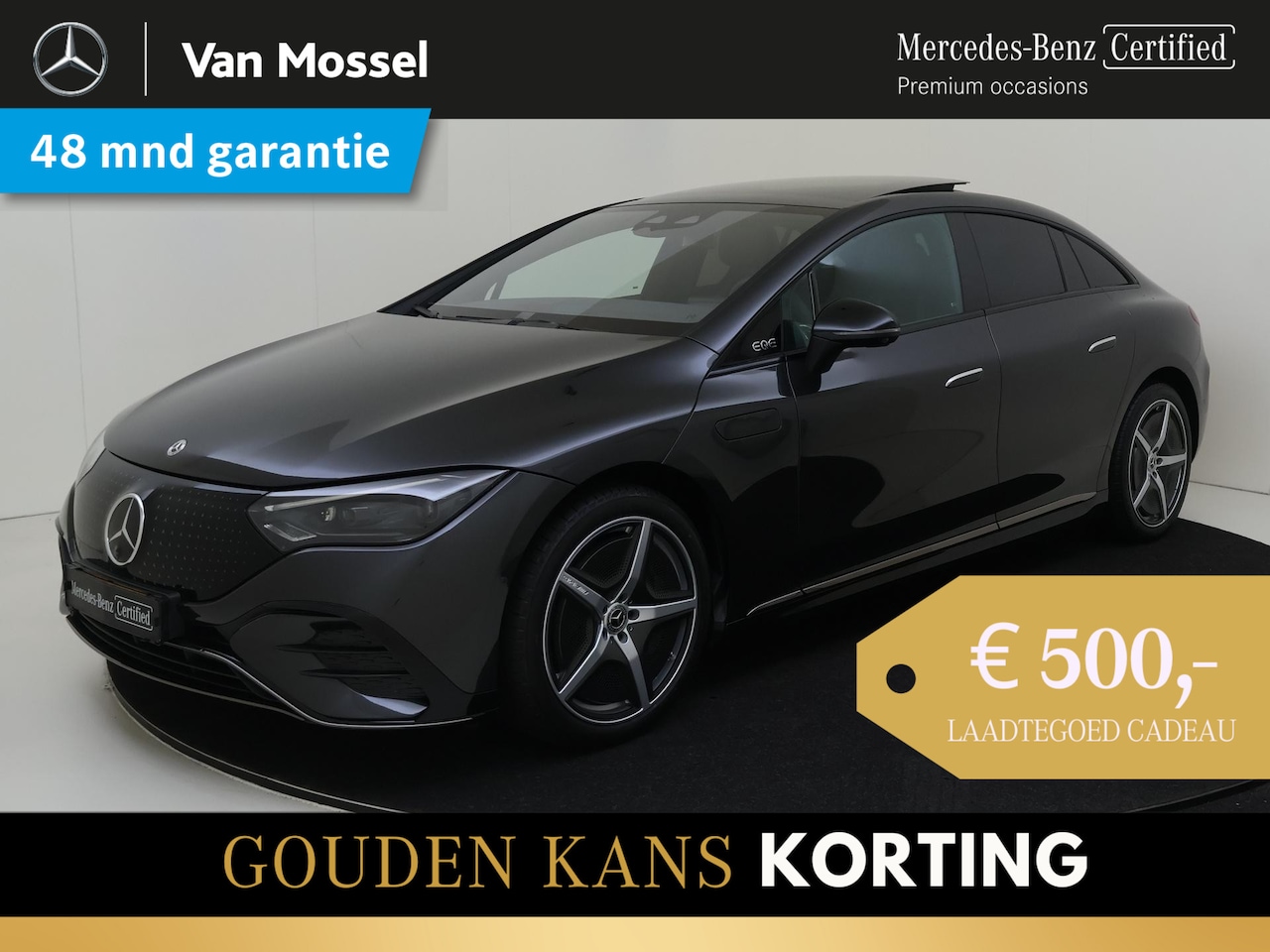 Mercedes-Benz EQE - 300 AMG Line 89 kWh / Stoelverwarming / 360Graden-Camera / Panorama-schuifdak / Memory-Sto - AutoWereld.nl