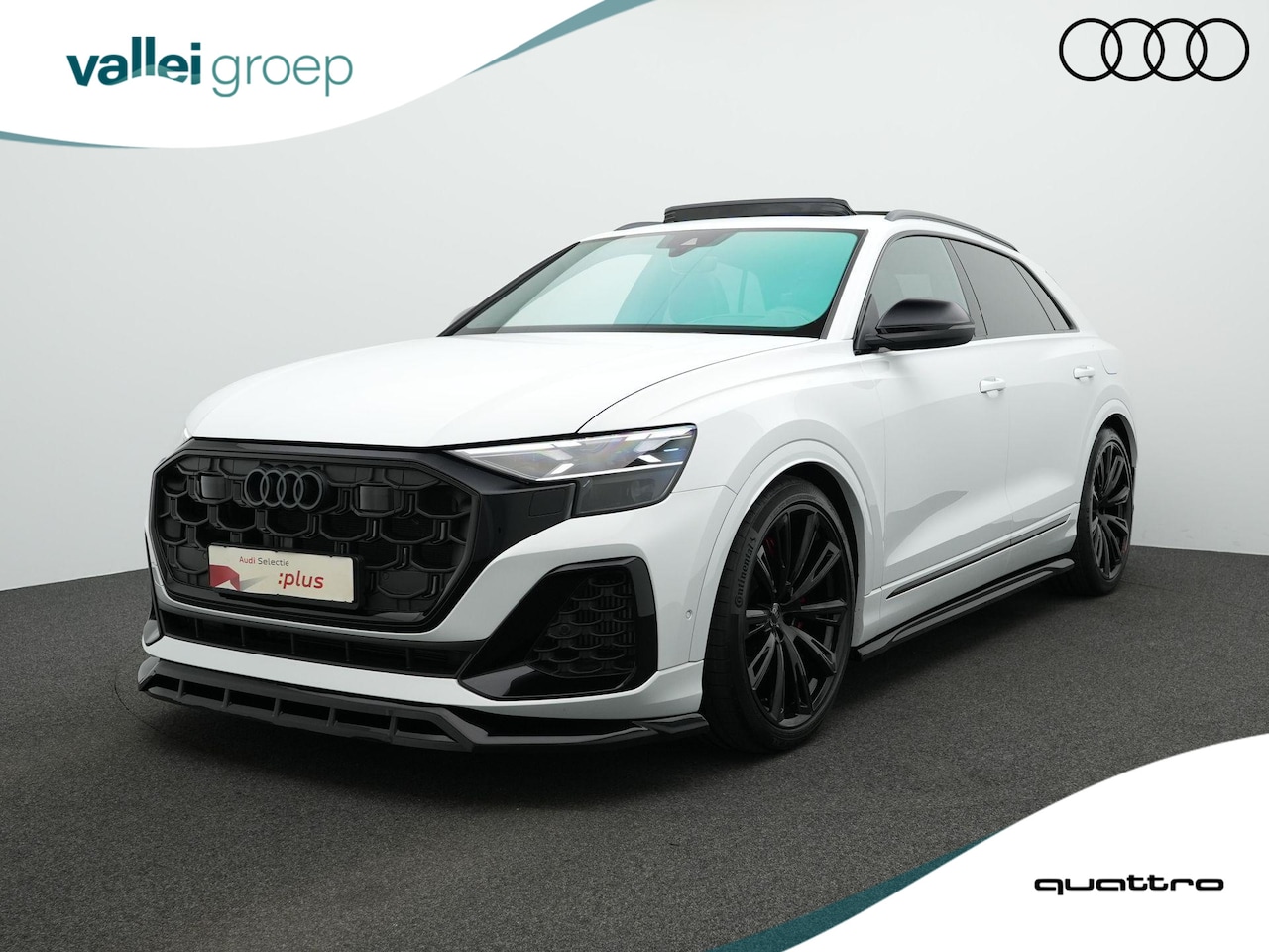Audi Q8 - 55 TFSI e 394 pk tiptronic quattro S-Line | Panoramadak | Trekhaak | Nachtzicht | Laser LE - AutoWereld.nl