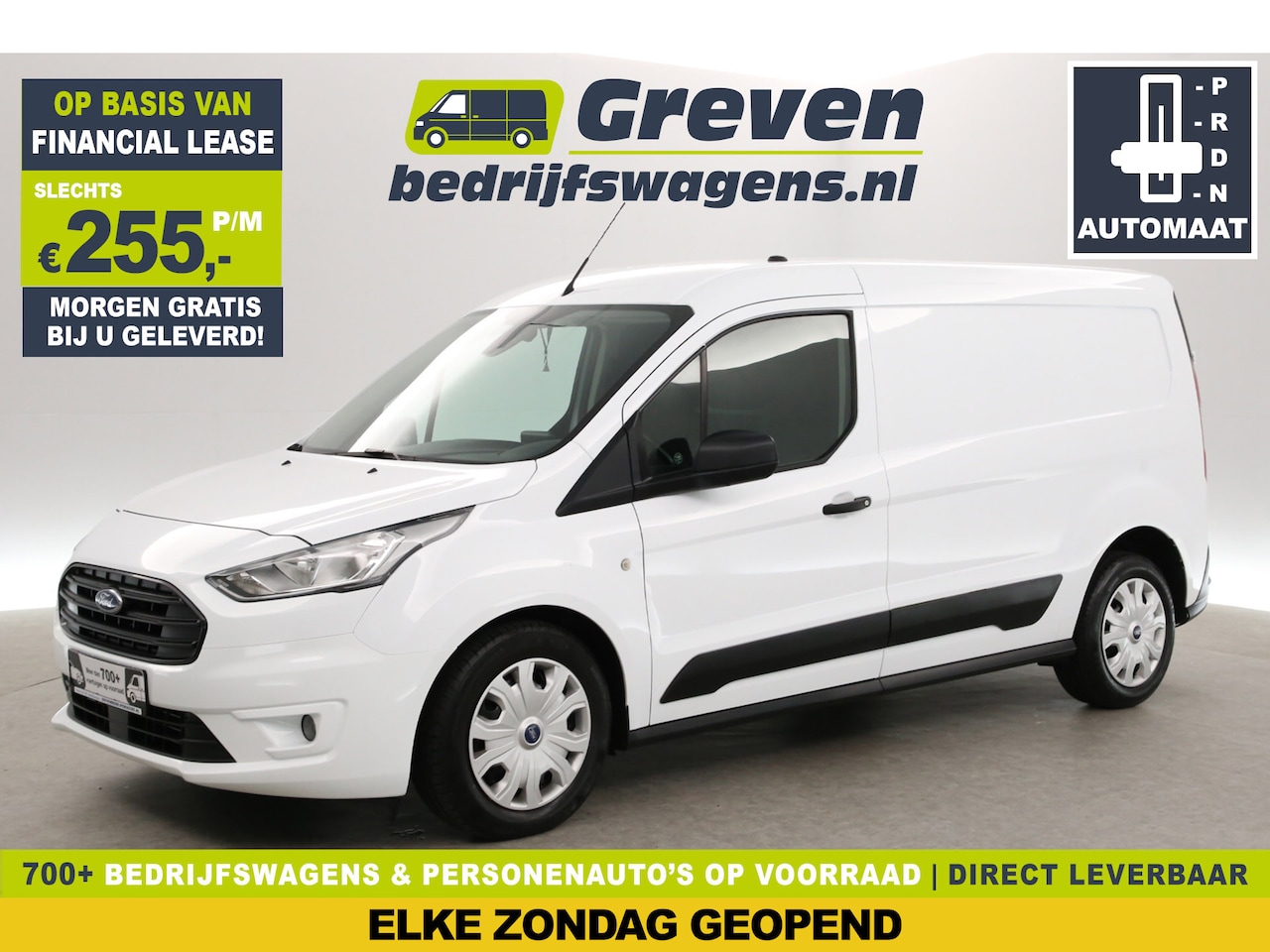 Ford Transit Connect - 1.5 TDCI | Automaat | Airco | Cruise | Camera | 3-Zits | Trekh. | Carplay | Stoelverw. - AutoWereld.nl