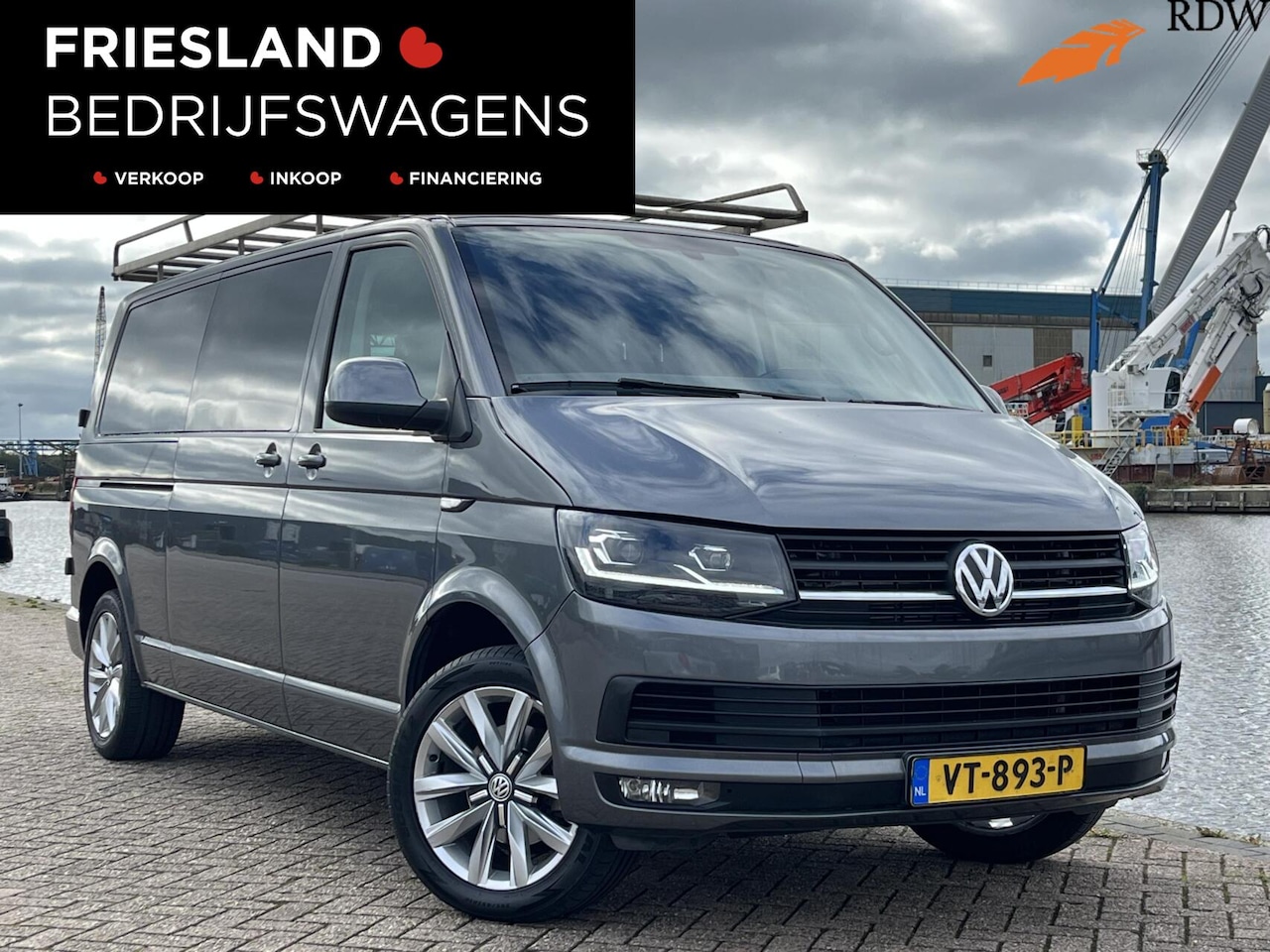 Volkswagen Transporter - 2.0 TDI 140pk Highline Dubbele Cabine Trekhaak/Cruise/Carplay/Navi/18" - AutoWereld.nl