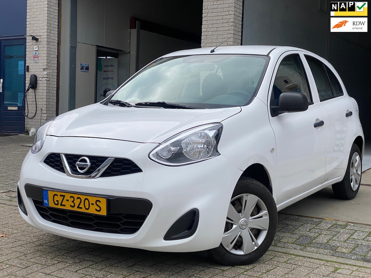 Nissan Micra - 1.2 Visia Pack/ 5drs/ nap/ 1e EIG/ dealeronderhouden/ 1jaar apk/ airco/ EL-ramen/ zeer net - AutoWereld.nl