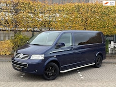 Volkswagen Transporter - 2.5 TDI 96 Kw 131 PK DUBBEL CABINE AIRCO SPORTVELGEN APK NAP 1E EIGENAAR