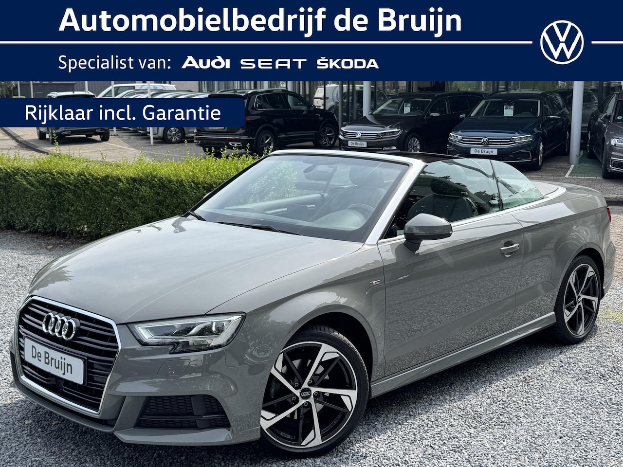 Audi A3 Cabriolet - 35 TFSI 150pk Aut. S-Line (Clima,Navi,Carplay,B&O,Dab) - AutoWereld.nl