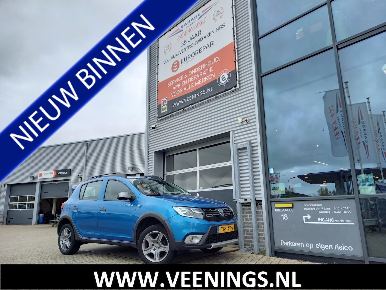 Dacia Sandero Stepway - 0.9 TCe SL - 1E EIGENAAR - NL AUTO -TREKHAAK - PARKEERSENSOREN - AIRCO - CRUISE - NAVI - B - AutoWereld.nl
