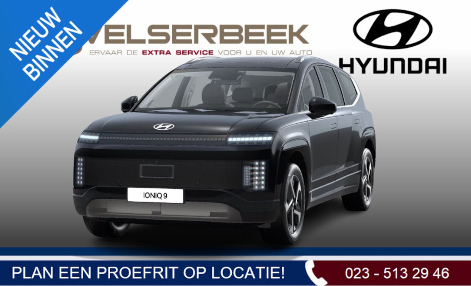 Hyundai IONIQ 9 - Connect+ AWD 7p. 110.3 kWh **NIEUW**DIRECT RIJDEN** - AutoWereld.nl