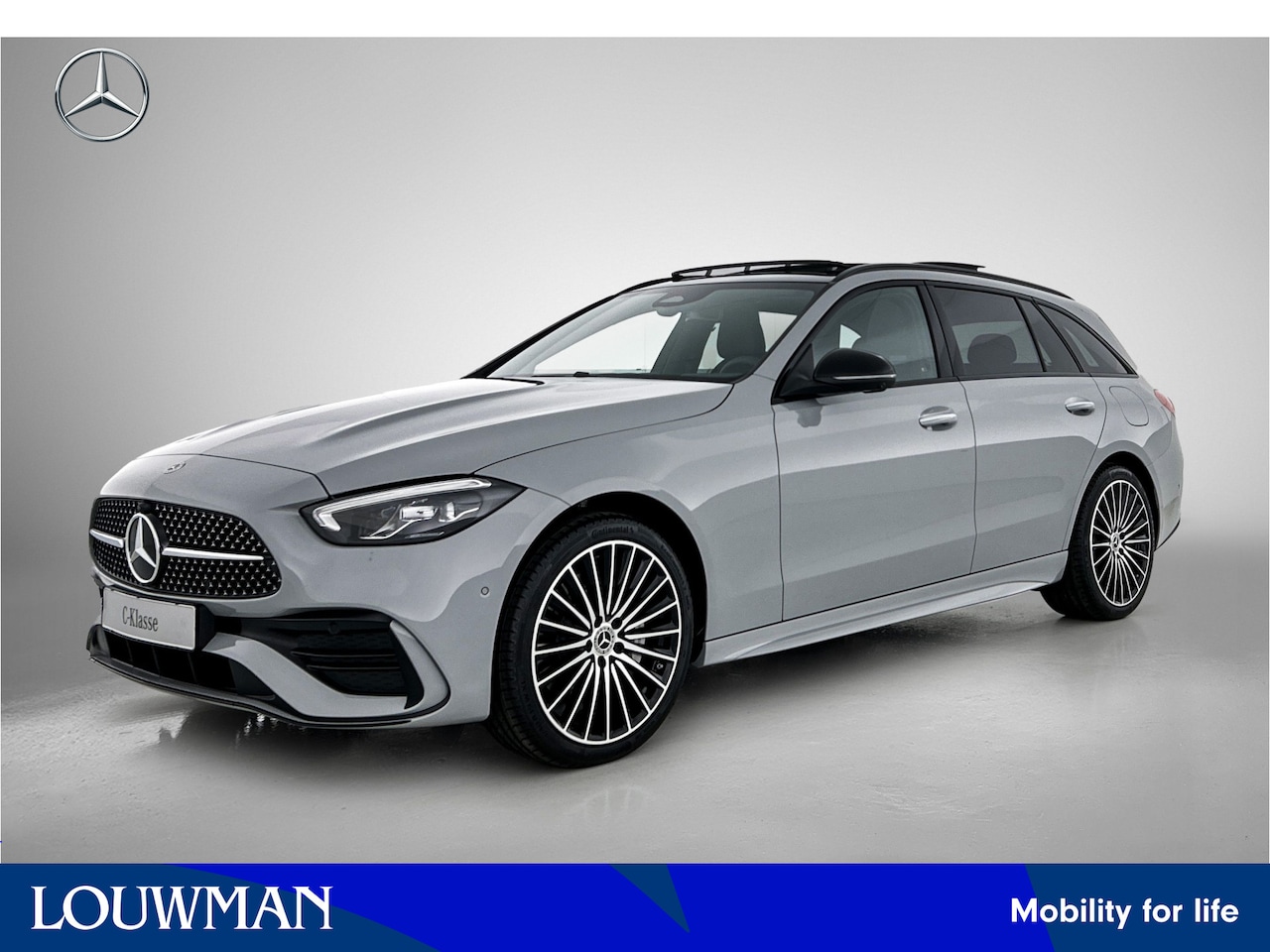 Mercedes-Benz C-klasse Estate - 300 e Business Solution AMG | Nightpakket | Comfortpakket Plus | Middenconsole metaalstruc - AutoWereld.nl
