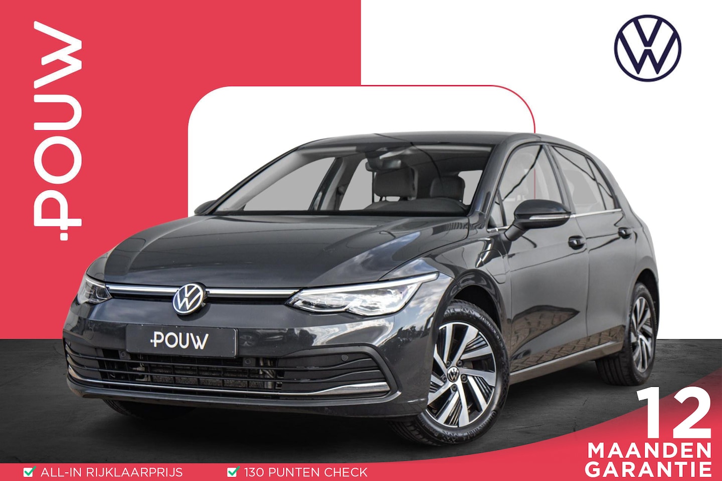Volkswagen Golf - 1.4 eHybrid 204pk Style DSG | Stoelverwarming | Achteruitrijcamera | Navigatie | 16'' LMV - AutoWereld.nl