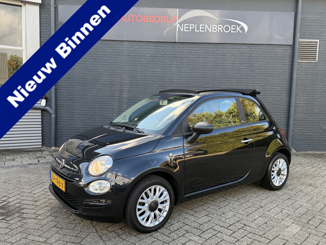 Fiat 500 C - 0.9 TwinAir Turbo Popstar 2019 Km 53.00 Navi,Airco,Cruise,14Inch Dealer onderhouden - AutoWereld.nl