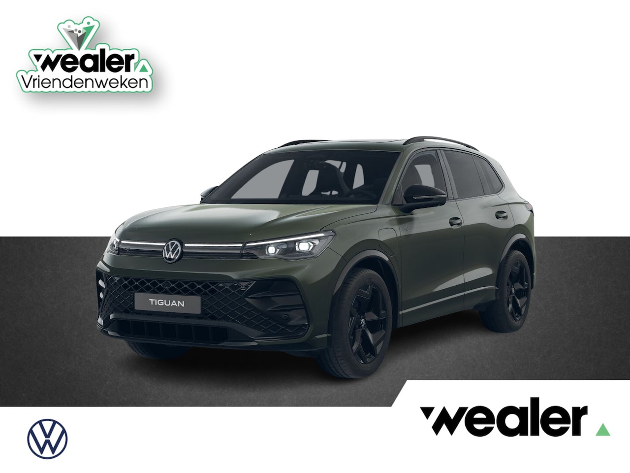 Volkswagen Tiguan - R-Line Edition 1.5 eHybrid 150 kW / 204 PK DSG | Black Style | LED Matrix | Assistance Plu - AutoWereld.nl