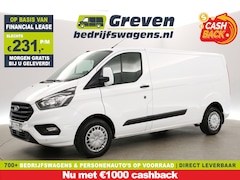 Ford Transit Custom - 300 2.0 TDCI L2H1 | Airco | Cruise | 3-Zits | Trekh. | Carplay | Navigatie | Parkeersensor