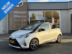 Toyota Yaris - 1.5 HYBRID BI-TONE NAVI PARK-SENSOREN CLIMA CRUISE BLUETOOTH KEYLESS CAMERA