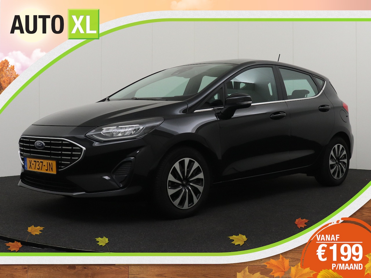 Ford Fiesta - 1.0 124 PK Hybrid Titanium Stuur+Stoelverw. Climate Sportstoelen - AutoWereld.nl