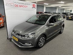 Volkswagen Polo - 1.0 Highline Panoramaschuifdak, Navigatie, Climat Control, Parkeersensoren en Stoelverwarm