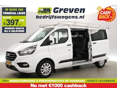Ford Transit Custom - 340 2.0 TDCI L2H1 | DC | Automaat | Airco | Cruise | Camera | 2xSchuifdeur | Carplay | Tre