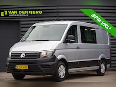 Volkswagen Crafter - 35 2.0 TDI L3H2 DC 6P, 140PK AUT. LEDER, TREKHAAK, CAMERA, NAVI, AIRCO, APPLE CARPLAY/ANDR