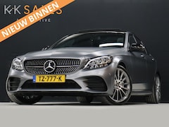 Mercedes-Benz C-klasse - 180 AMG Sport [SCHUIFKANTELDAK, SFEERVERLICHTING, APPLE CARPLAY, ANDROID, CAMERA, STOELVER