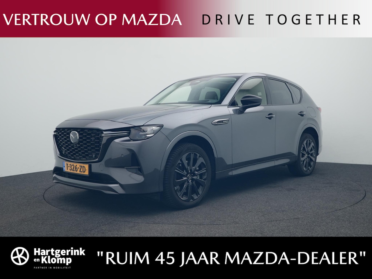 Mazda CX-60 - 2.5 E-SKYACTIV PHEV Homura 4WD automaat | Panorama Pack | Convenience & Sound Pack | Drive - AutoWereld.nl