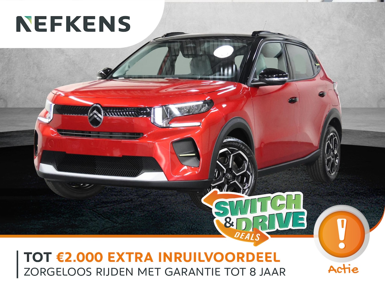 Citroën ë-C3 - Max 113pk 44 kWh | Incl. €2.500,- Korting! | Camera | ClimateControl | Navigatie | CruiseC - AutoWereld.nl