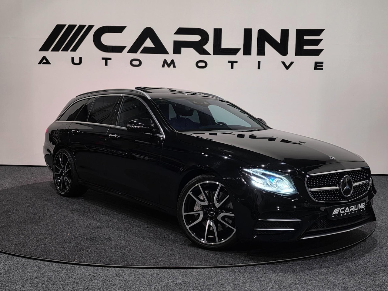 Mercedes-Benz E-klasse - 400 4MATIC 7 ZITS. AMG LINE SCHUIFDAK SFEERVER. HEAD-UP MEMORY BURN. ACC ASSIST GARANTIE N - AutoWereld.nl