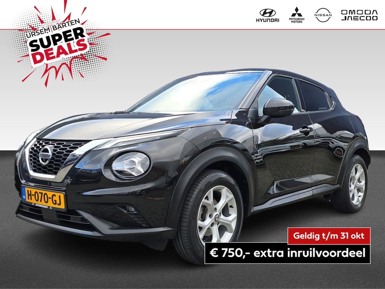 Nissan Juke - 1.0 DIG-T Tekna | Automaat | Bose Audio | 360 Camera | Stoelverwarming | Navigatie | - AutoWereld.nl