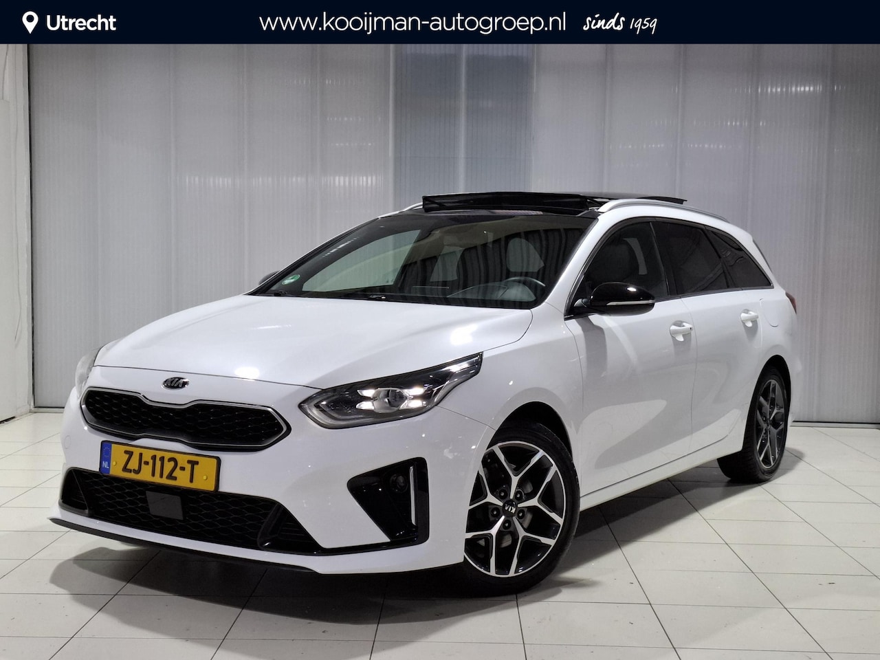 Kia Cee'd Sportswagon - Ceed 1.0 T-GDi GT-Line Stoel en stuur verwarming, schuif / kantel dak, Navigatie, Camera. - AutoWereld.nl