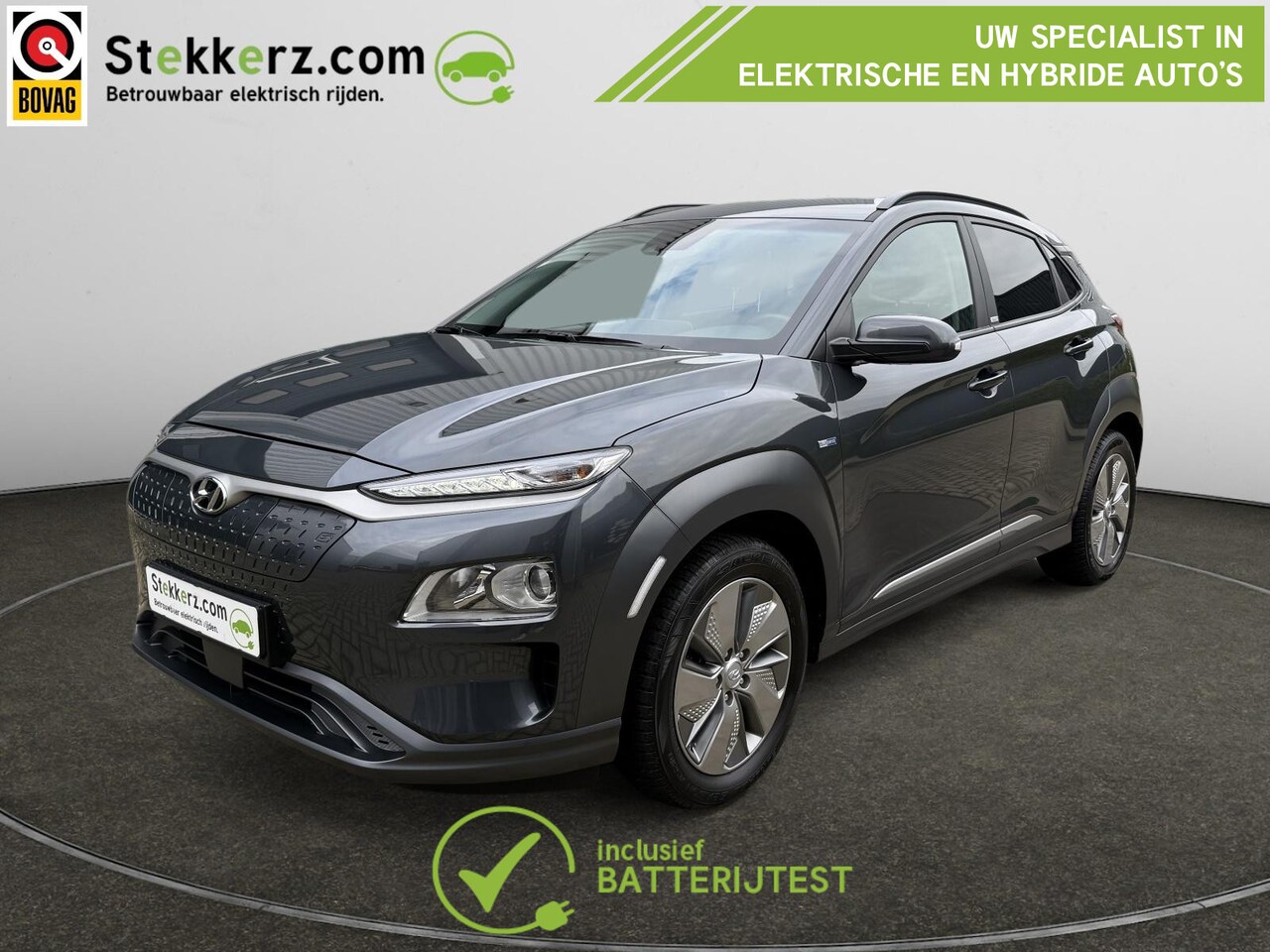 Hyundai Kona Electric - EV Comfort 39 kWh AVILOO Accutest, SOH 98% - AutoWereld.nl