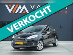 Ford Fiesta - 1.0 Titanium 2016 Airco Clima 5 Deurs Bluetooth Navigatie Cruise control LM Velgen