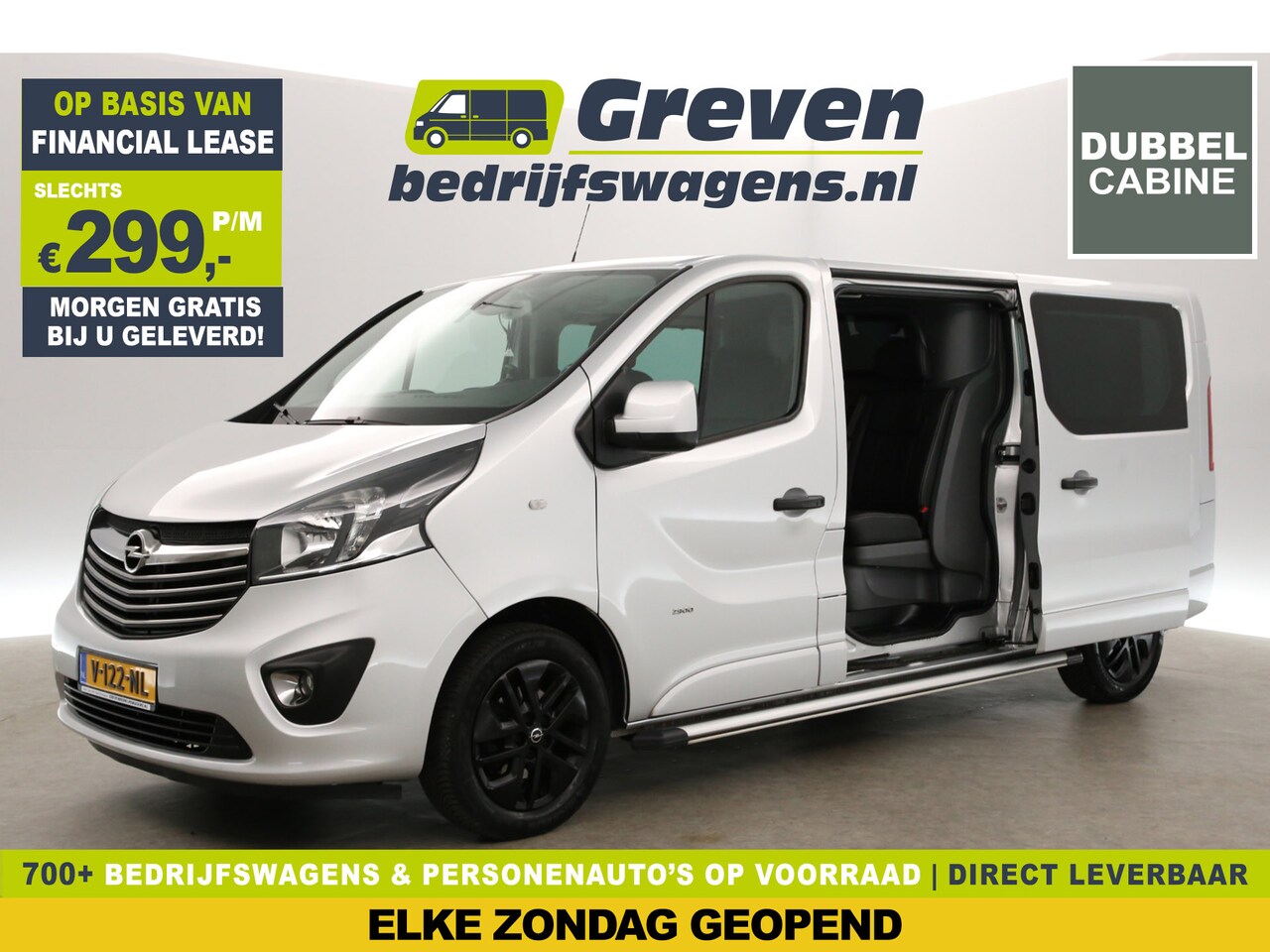 Opel Vivaro - 1.6 CDTI 146PK L2H1 | DC | Airco | Cruise | Camera | 2xSchuifdeur - AutoWereld.nl