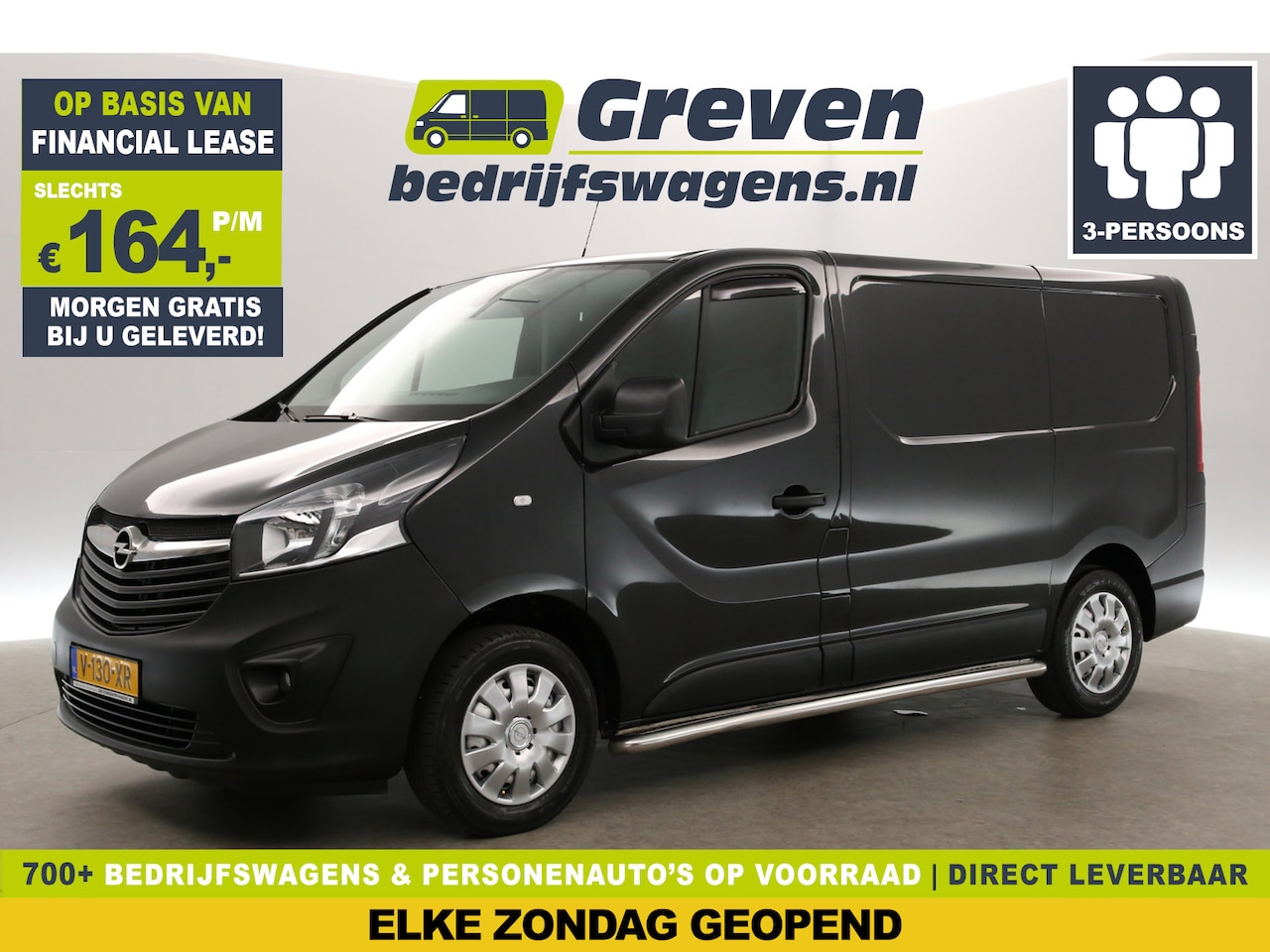 Opel Vivaro - 1.6 CDTI L1H1 | Airco | Camera | 3-Zits | Carplay | Cruise | Trekh. | Parkeersensoren - AutoWereld.nl
