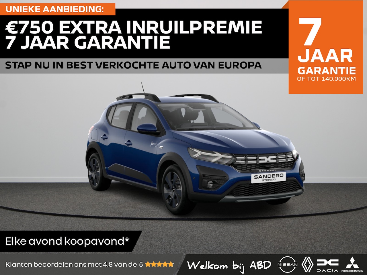 Dacia Sandero Stepway - Expression TCe 100 ECO-G | Achteruitrijcamera | Bekleding 'Stepway' | Cruise Control en sn - AutoWereld.nl