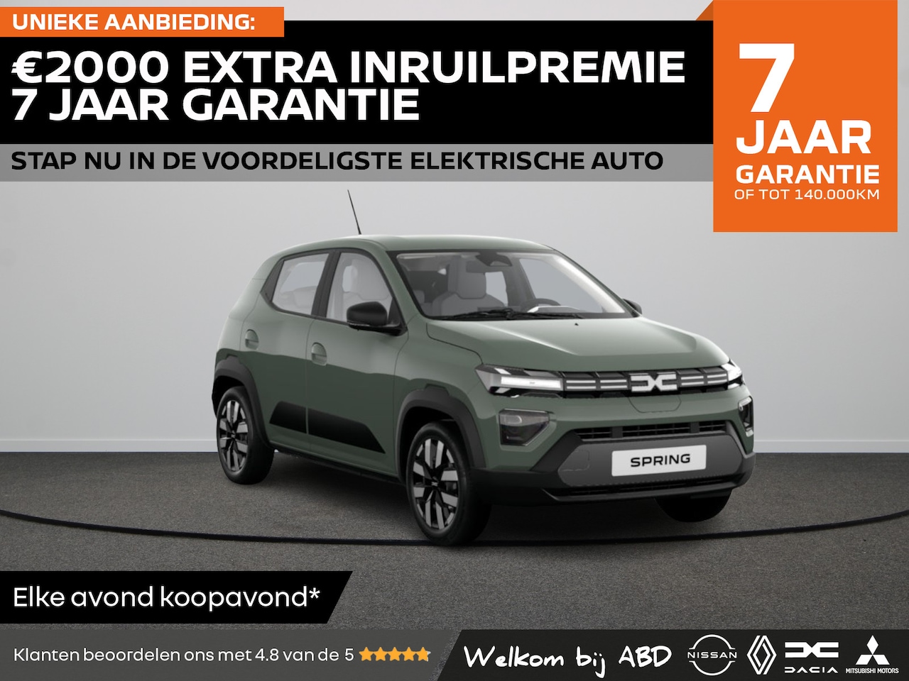 Dacia Spring - Expression Electric 65 | Cruise Control met snelheidsbegrenzer | ISOFIX-bevestigingssystee - AutoWereld.nl