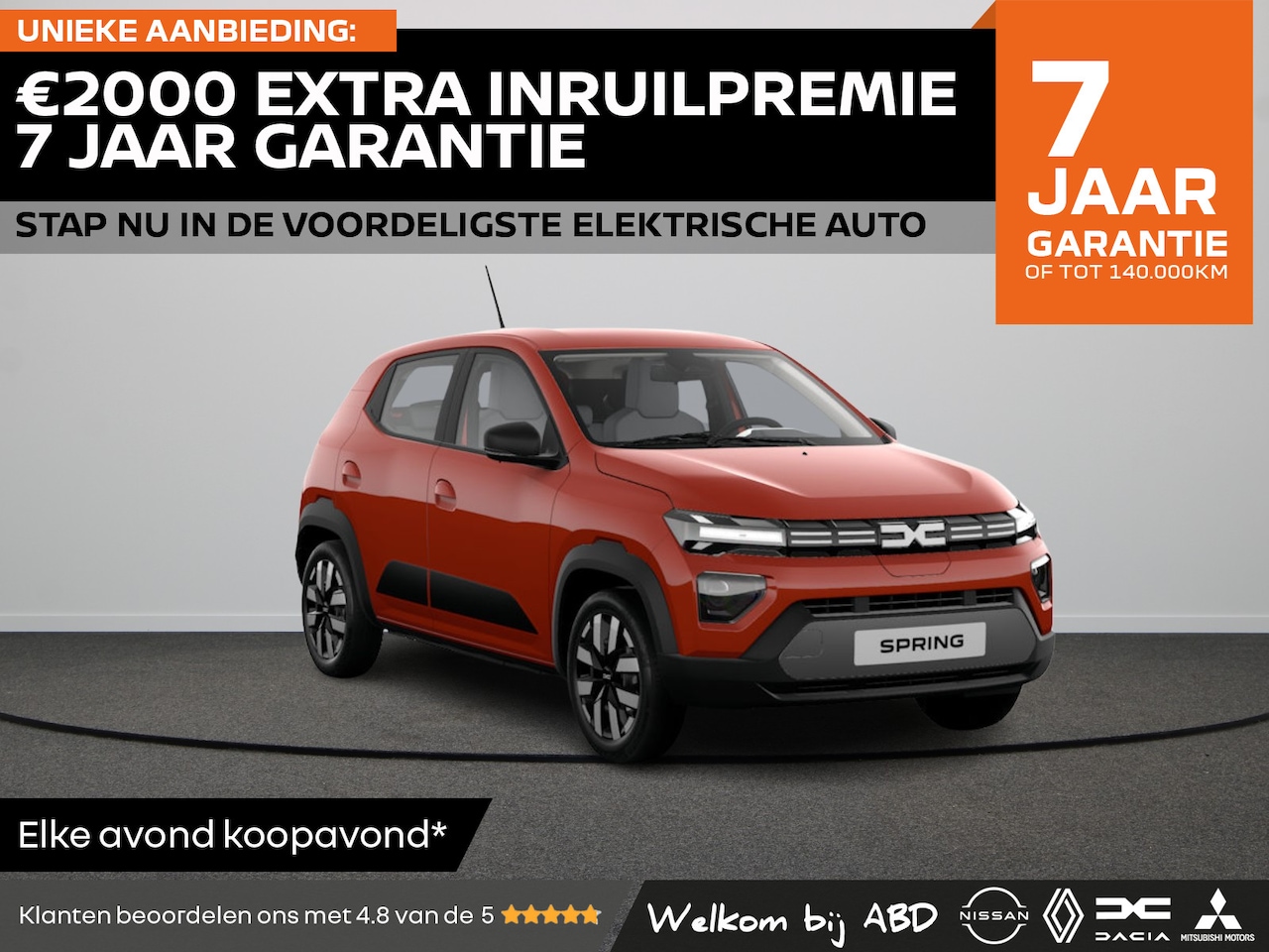 Dacia Spring - Expression Electric 65 | Cruise Control met snelheidsbegrenzer | ISOFIX-bevestigingssystee - AutoWereld.nl