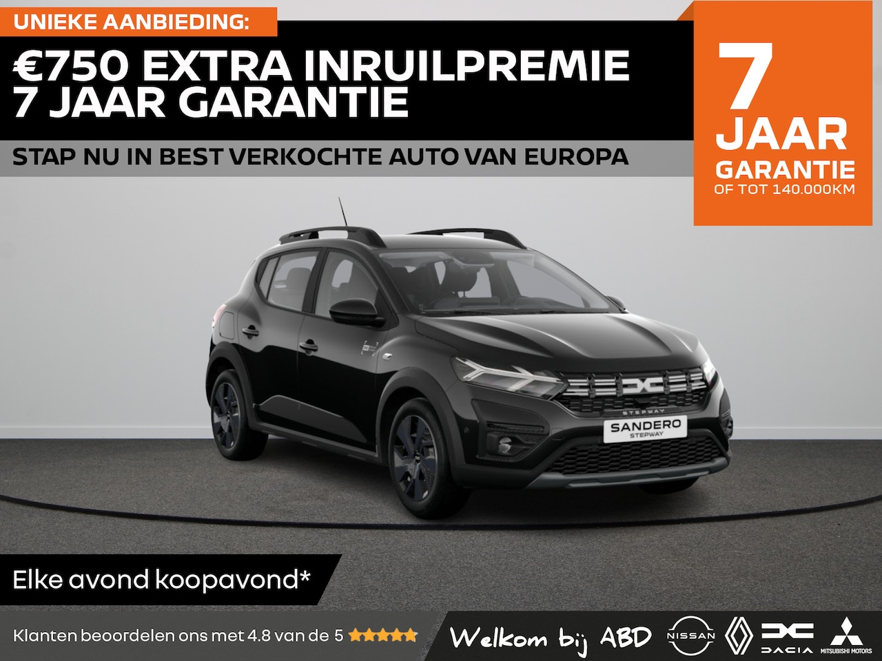 Dacia Sandero Stepway - Expression TCe 100 ECO-G | Achteruitrijcamera | Bekleding 'Stepway' | Cruise Control en sn - AutoWereld.nl