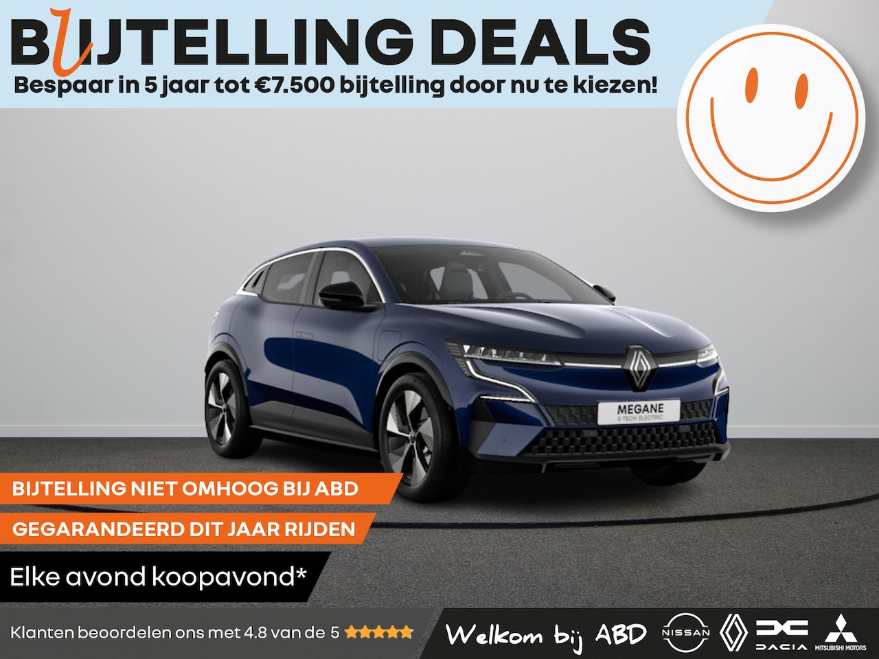 Renault Mégane E-Tech - Techno 60kWh Comfort range | Achteruitrijcamera | Adaptive Cruise Control | Adaptive Visio - AutoWereld.nl