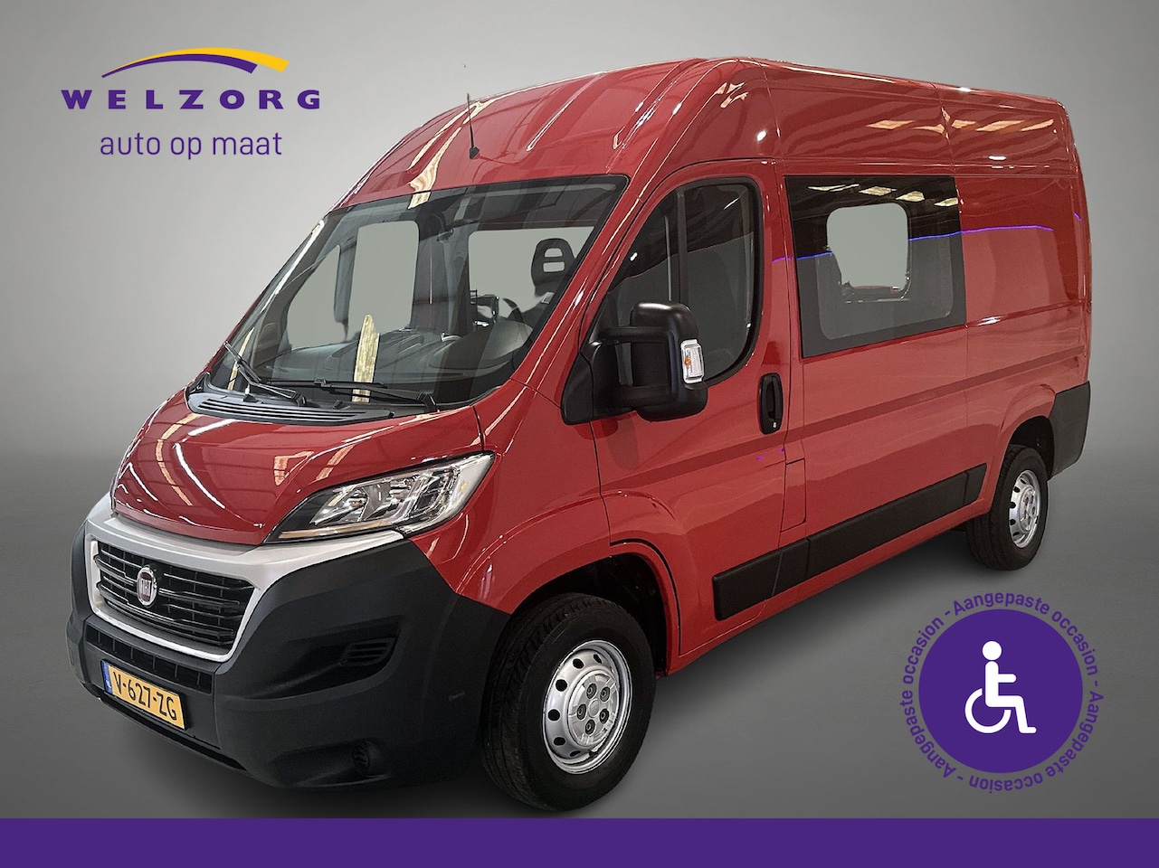 Fiat Ducato - 35 2.3 MultiJet L2H2 Direct leverbaar! Rolstoelbus (2 rolstoelen) - AutoWereld.nl